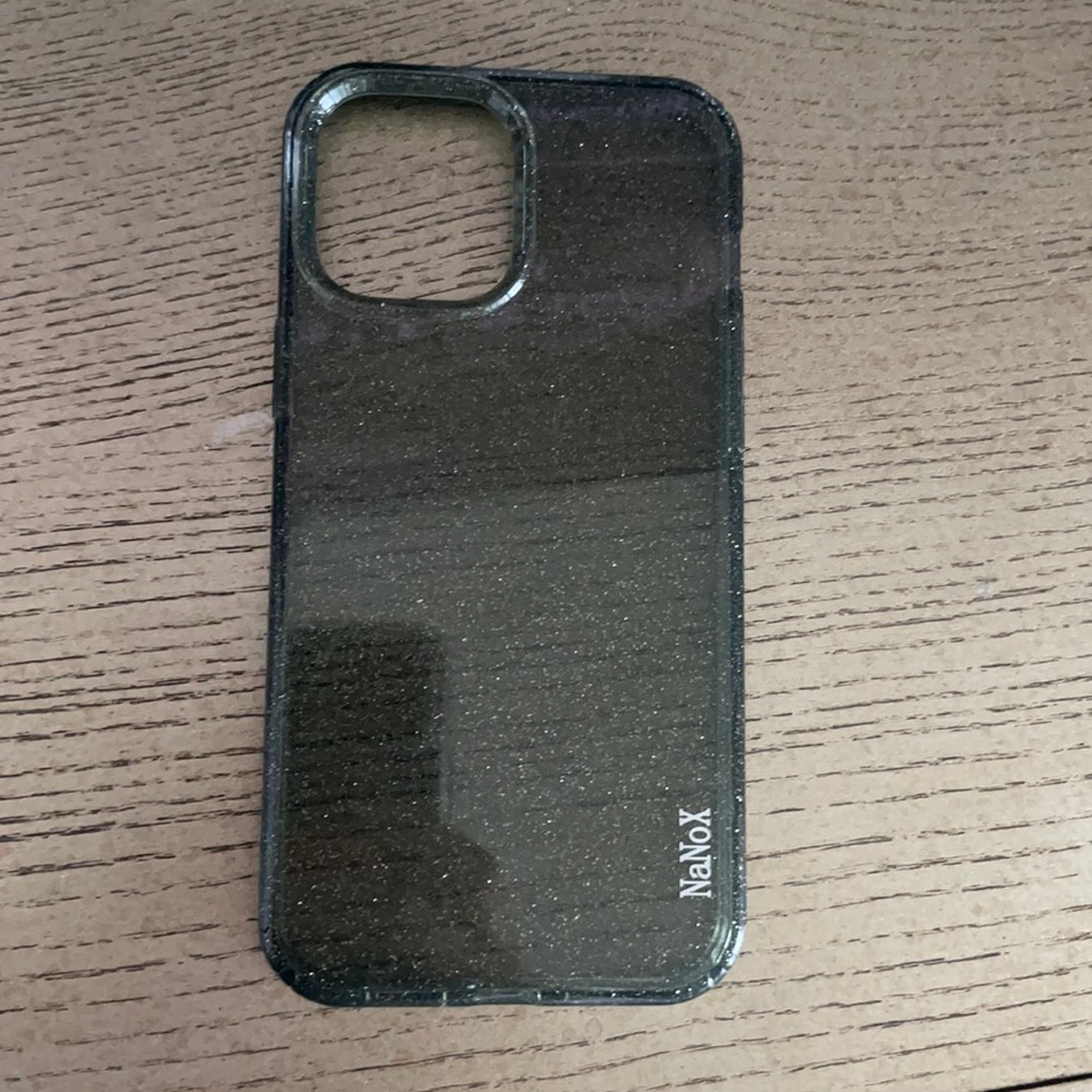 Nanox glitter black iPhone 12 Pro Max case